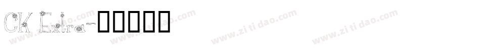 CK Extra字体转换